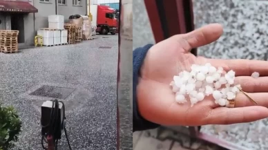 İstanbul'u şiddetli dolu vurdu! Trafik durma noktasına geldi