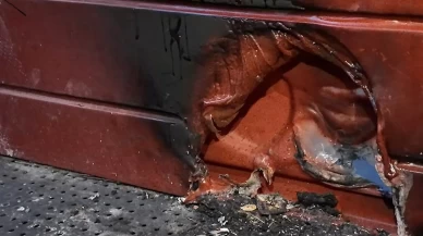 Önce alkol aldılar, sonra kaydırağı yaktılar! Polis her yerde o magandaları arıyor