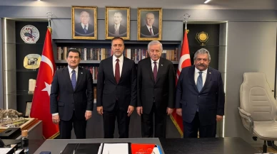 MHP İstanbul İl Başkanlığı'na ziyaret! 'Liderimize yakışır tarzda çalışacağız'