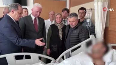 Bakan Çiftçi'den yaralı polise 'Geçmiş olsun' telefonu