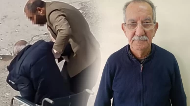 Yaşlı babasına davranışı vatandaşları çileden çıkarttı!