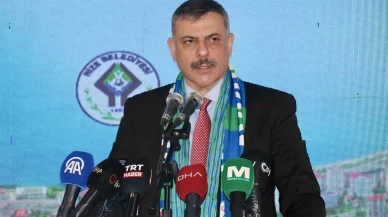 Bakan Çiftçi, Rize Kitap Fuarı açılışında konuştu