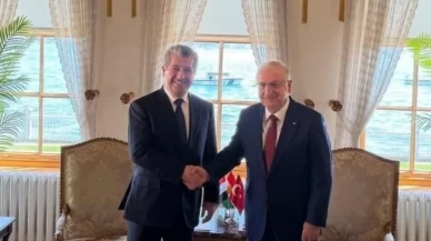 Bakan Güler ve Mesrur Barzani bir araya geldi