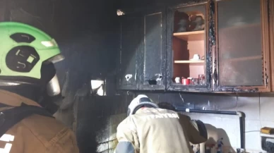 İskenderun’da korkutan yangın: Mutfakta başlayan alevleri itfaiye durdurdu