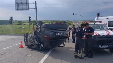 Saray'da kavşakta feci çarpışma