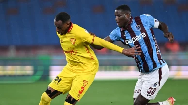 Trabzonspor 10 kişiyle puanı kurtardı