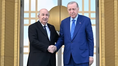 Cumhurbaşkanı Erdoğan, Cezayir Cumhurbaşkanı Tebbun’u resmi törenle karşıladı