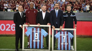 Trabzonspor'da Edin Visca ve Nwakaeme veda etti
