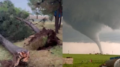 Şanlıurfa'da dev hortum dehşeti! Evler ve ahırlar kağıt gibi dağıldı