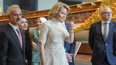 Belçika Kraliçesi Mathilde, İstanbul Deniz Müzesi’ni ziyaret etti