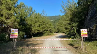 Ormanlara girişler durduruldu