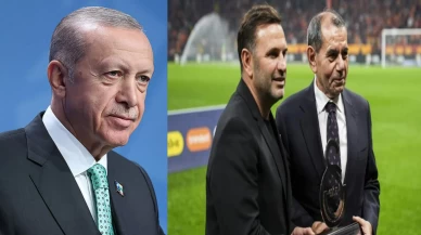 Cumhurbaşkanı Erdoğan Okan Buruk ve Dursun Özbek'le görüştü