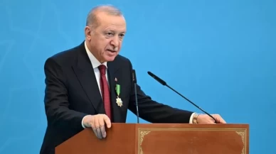 Cumhurbaşkanı Erdoğan Kazakistan'da konuştu