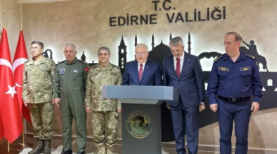 Bakan Güler ve komuta kademesi Edirne'de: Sınır birliklerinde bayram öncesi denetim!