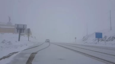 İlkbaharda "kar" sürprizi