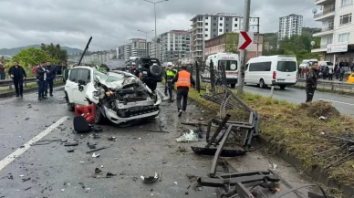 Karadeniz Sahil Yolu'nda feci kaza: 1 ölü, 7 yaralı