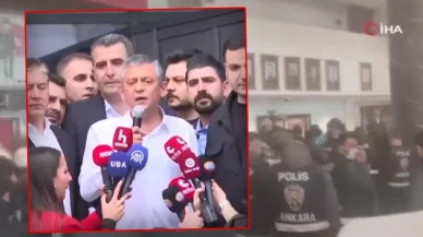 CHP Genel Merkezi tahliye edildi! Özgür Özel binadan ayrıldı