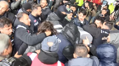 Mecidiyeköy'de izinsiz gösteriye polis müdahalesi: Çok sayda gözaltı var!