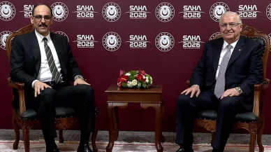 MİT Başkanı Kalın, SAHA 2026'da Bakan Güler'i ziyaret etti