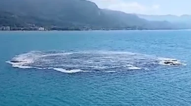 Cide'de denizdeki gizemli patlama panik yarattı