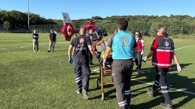 Çatalca'da yamaç paraşütü kazası: Kayalıklara çarpan 2 kişi yaralandı