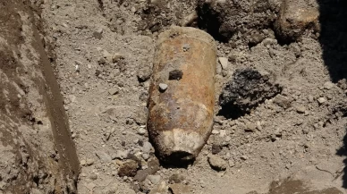 Erzurum'daki kazıda mühimmat ve tarihi kalıntılar bulundu