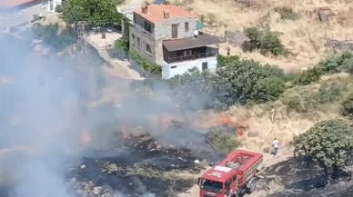 Çanakkale'de makilik alanda korkutan yangın!