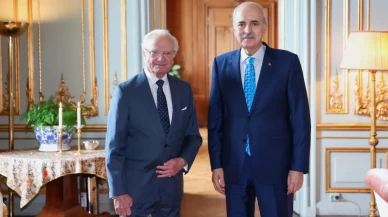 Kurtulmuş, İsveç Kralı Carl XVI. Gustaf tarafından kabul edildi