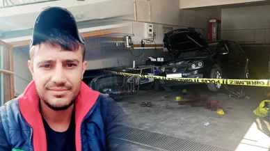 3 çocuk babası tamirci, liftten düşen otomobilin altında can verdi!