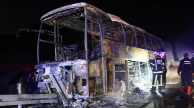 Denizli otobüs kazasında yürek yakan detay! Eşini kurtarıp oğluyla alevler içinde kaldı