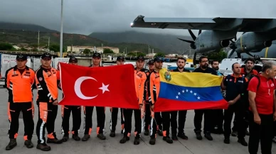 Deprem bölgesine Türkiye'den destek! AFAD, UMKE ve TSK Venezuela'da