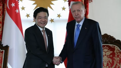 Cumhurbaşkanı Erdoğan, Singapur Başbakanı Lawrence Wong'u kabul etti