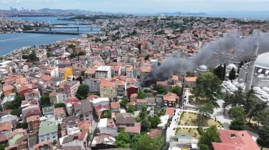 İstanbul Fatih'te korkutan yangın