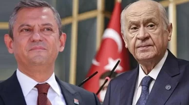 MHP Lideri Devlet Bahçeli ve Özgür Özel törende sohbet etti