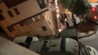 Demir korkuluklara asılı halde bulundu!