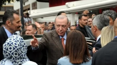 Cumhurbaşkanı Erdoğan bir kafede vatandaşlarla sohbet etti