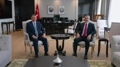 Bakan Çiftçi, Dışişleri Bakanı Fidan ile bir araya geldi