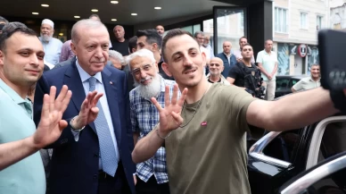 Cumhurbaşkanı Erdoğan'dan Beyoğlu'nda sürpriz ziyaret!