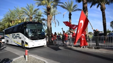 Milli Takım Kafilesine eşlik eden polisten kaza