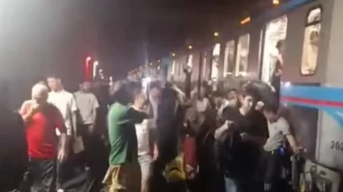 Gaziosmanpaşa'da tramvay hattında korku dolu anlar