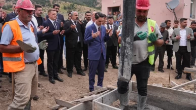 Ülkü Ocakları İzmir'de anaokulu için temel attı