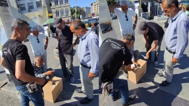 Galata Köprüsü’nde 'Bul karayı al parayı' baskını! Türk lirası kabul etmeyip euro istedi