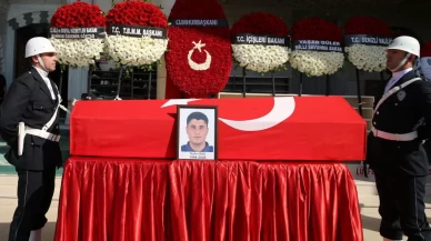 Şehit polisimiz Tayfun Baş son yolculuğuna uğurlandı
