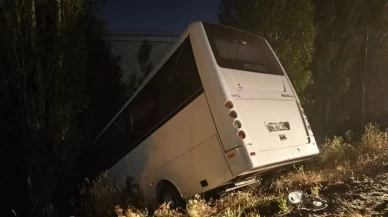 Servis aracı şarampole uçtu! Çok sayıda yaralı var