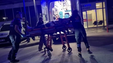 Bodrum’da kontrolden çıkan motosiklet devrildi
