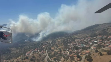 Balıkesir Sındırgı'da korkutan orman yangını!