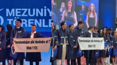 AK Parti’den ayet yazılı pankartı kapatanlara sert tepki