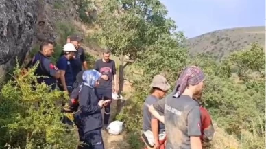 Çorum’da mağarada ölen kişinin cansız bedeni 4 gündür çıkarılamıyor