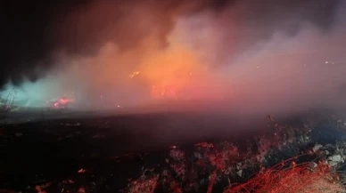 Balıkesir’de saman deposunda yangın: 80 balya saman küle döndü