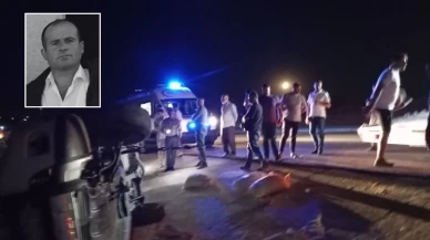 Mardin’in Ömerli İlçesinde feci kaza! hafif ticari araç takla attı